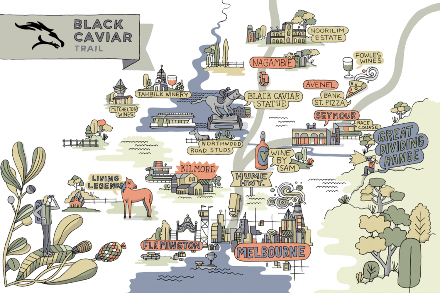 Follow the Black Caviar trail